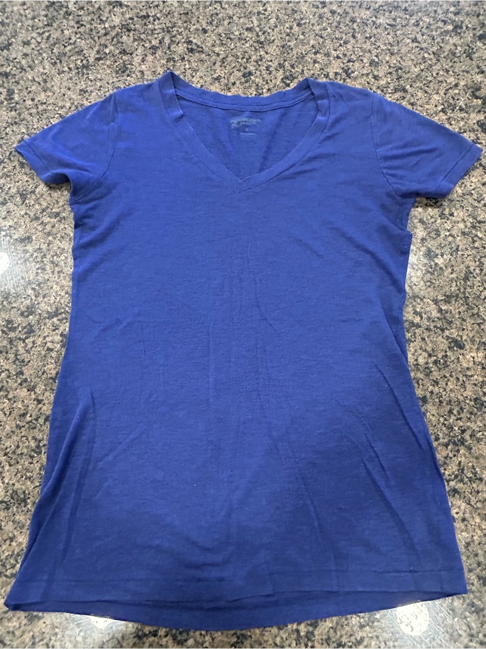 Arizona Jean Company Short Sleeve V-Neck Tee in Royal Blue